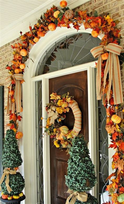 thanksgiving front door decorations|ideas for thanksgiving doors.